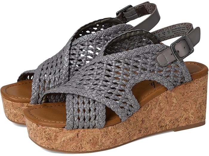 (取寄) マリブ アンドリア Andrea Dark Silver Metallic Fabric