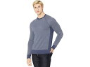 (取寄) ヴィンス バーズアイ クルー セーター Vince Birdseye Crew Sweater Light Imperial Blue/Heather Grey(4)