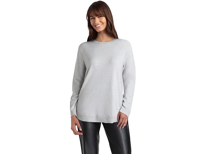 () Hۥ륹ȥ  ꡼ 饰 롼 ͥå  H Halston Long Sleeve Raglan Cr...