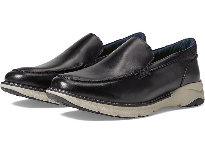 (取寄) フレンジー モック トゥ ヴェニーシャン ローファー Frenzi Moc Toe Venetian Loafer Black Smo..