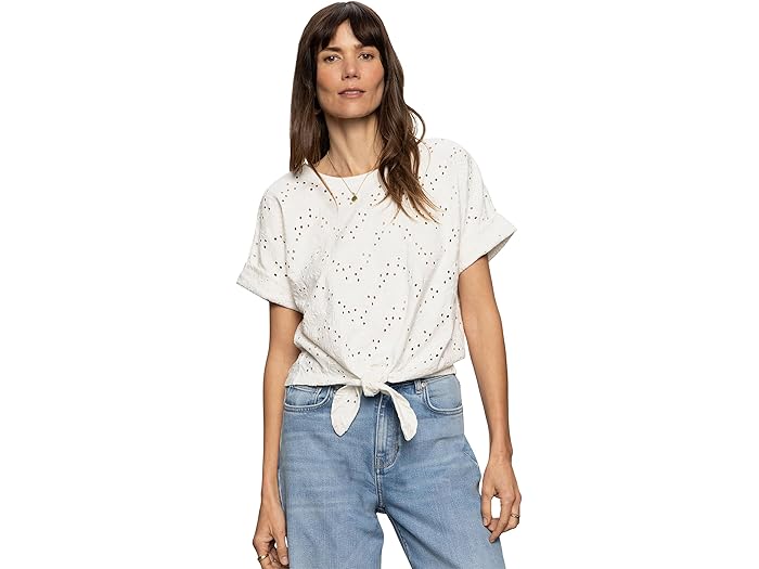 (取寄) オール デイ アイレット ティー All Day Eyelet Tee Bleached White