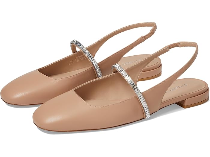 (取寄) ワイツマン ステファニー スリングバック フラッツ Stefanie Slingback Flat Adobe/Clear