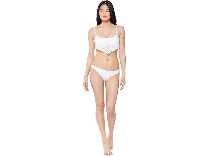 (取寄) ジェシカ シンプソン スウィート トゥース ソリッズ バンダナ ブラ トップ Jessica Simpson Sweet Tooth Solids Bandana Bra Top White