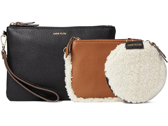 () 󥯥饤    ݡ ȥꥪ Anne Klein Shearling Coin and Pouch ...