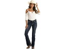 (取寄) ロックンロールカウガール ミッドライズ イン ネイビー W13541 Rock and Roll Cowgirl Mid-Rise in Navy W...