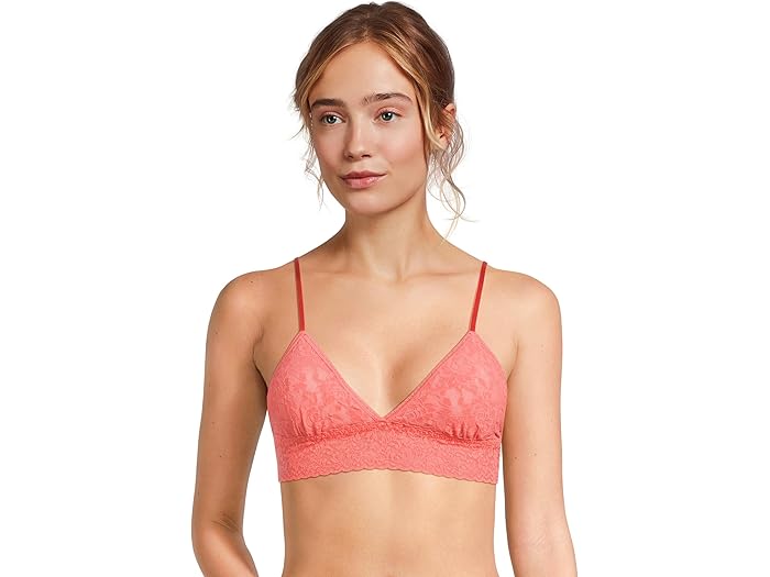 (���) �ѥ󥭡� �����˥��㡼 �졼�� �ѥåƥå� �ȥ饤���󥰥� �֥��å� Signature Lace Padded Triangle Bralette...