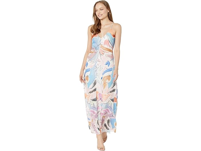 (取寄) テッドベーカー リジベット V-ネック ストラップ マキシ ドレス Ted Baker Lizybet V-Neck Strappy Maxi Dress Ivory