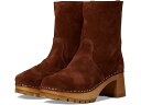(取寄) スウェディッシュ ハズビーンズ スエード テディ ブーツ Swedish Hasbeens Suede Teddy Boot Cognac