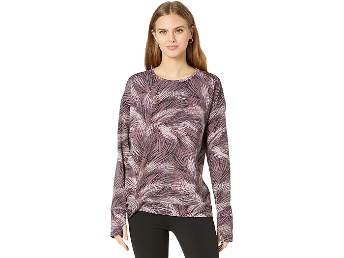 () Hۥ륹ȥ  ꡼ ɥ졼ץ ե ץ륪С H Halston Long Sleeve Draped Fr...