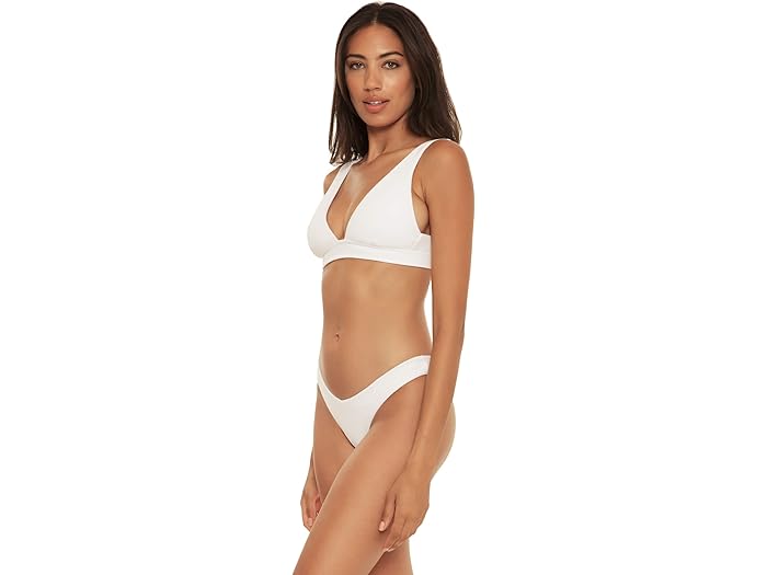 Wearlively 【 The Ribbed Bandeau & Cheeky Swim Bundle: Magenta Women 】 マジェンタ レディースファッション 水着 レディース
