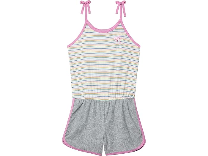(取寄) タイニー ウェールズ リブド ジャッキー ロンパー (トドラー/リトル キッズ/ビッグ キッズ) Tiny Whales Ribbed Jackie Romper (Toddler/Little Kids/Big Kids) Gray Terry Loop/Multi Stripe