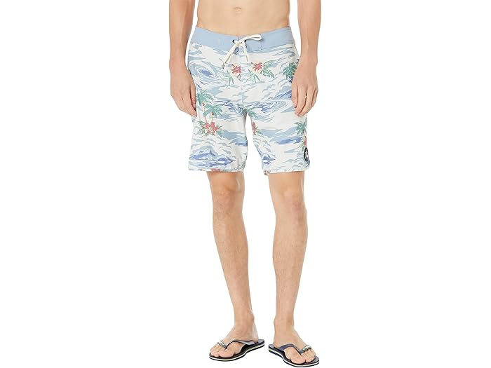 (取寄) クイックシルバー ヘンプストレッチ スカルプ 19 ボードショーツ Quiksilver Hempstretch Scallop 19" Boardshorts Birch