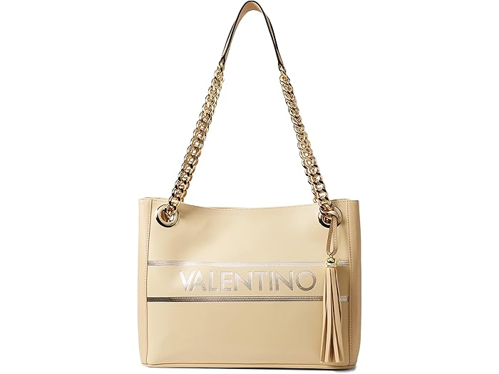 (取寄) Valentino Bags by Mario Valentino ルイサ ゴールド Valentino Bags by Mario Valentino Luisa Lavoro Gold Creamy Mousse