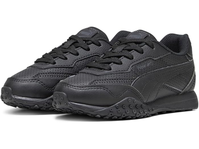 () ס å ֥åȥå 饤 쥶 (ȥ å) PUMA Kids Blacktop Rider Leath...