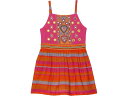 (取寄) ピーク エンブロイダー ストライプ ドレス (トドラー/リトル キッズ/ビッグ キッズ) PEEK Embroidered Stripe Dress (Toddler/Little Kids/Big Kids) Multi