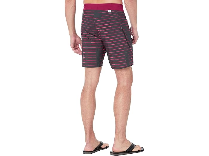 (取寄) アディダス メルボルン グラフィック 19 ボードショーツ adidas Melbourne Graphic 19" Boardshorts Black/Vivid Red