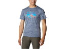 (取寄) コロンビア ゼロ グラフィック S/S シャツ Columbia Zero Rules? Graphic S/S Shirt Carbon/Fractal Peaks Graphic
