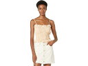 (取寄) ウェイフ スモック カミ トップ WAYF Upri Smocked Cami Top Peach Vines