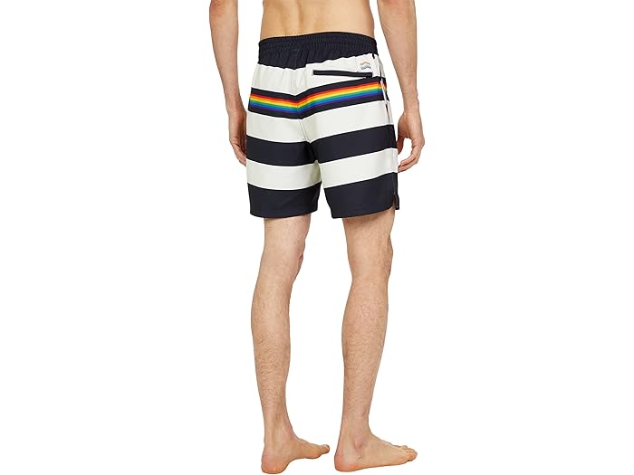 (取寄) バンズ プライド ストライプ 17 ボレー Vans Pride Stripe 17" Volley Black/Rainbow