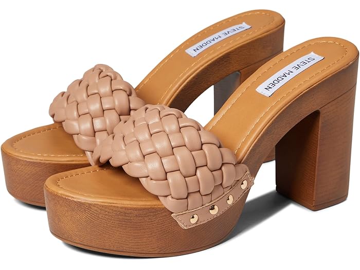 楽天ジェットラグ楽天市場店（取寄） スティーブマデン アメイズド ヒールド サンダル Steve Madden Amazed Heeled Sandal Nude