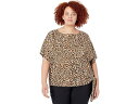(取寄) マイケルコース プラス サイズ ワイルドキャット タイ トップ MICHAEL Michael Kors Plus Size Wildcat Tie ...