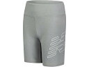 (取寄) ニューバランス キッズ パフォーマンス バイク ショーツ (ビッグ キッズ) New Balance Kids Performance Bike Shorts (Big Kids) Gray Heather