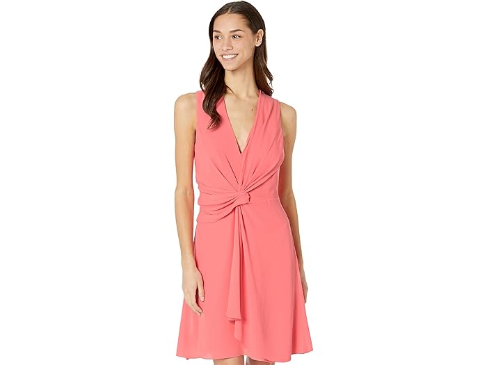 (取寄) BCBGマックスアズリア ツイスト フロント カクテル ドレス BCBGMAXAZRIA Twist Front Cocktail Dress Calypso Coral