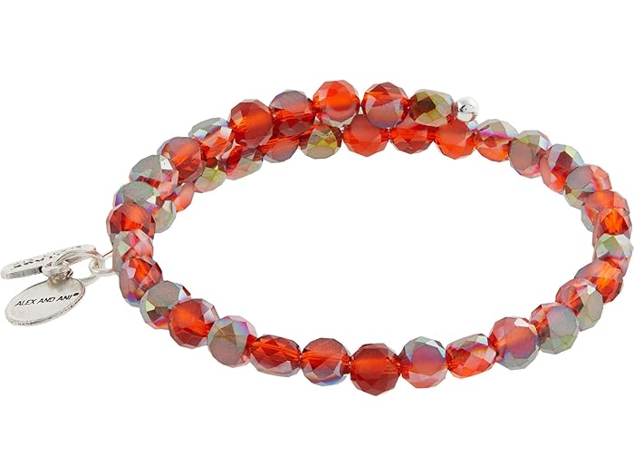 (取寄) アレックス アンド アニ グラム ラップ バングル ブレスレット Alex and Ani Glam Wrap Bangle Bracelet Ruby