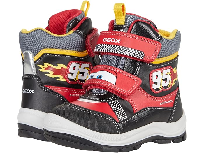 楽天ジェットラグ楽天市場店（取寄） ジェオックス キッズ ディズニー カーズ （トドラー） Geox Kids Disney Cars Flanfil Babx4 （Toddler） Red/Black