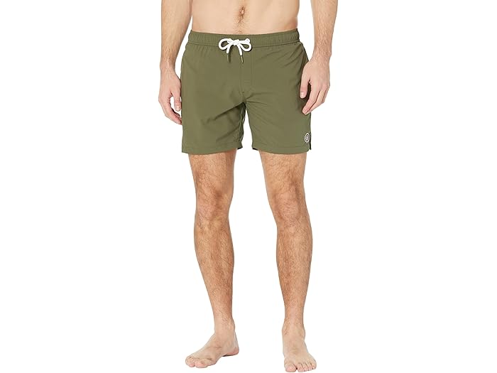 (取寄) セルジュ ブランコ ソリッド スイム トランクス SERGE BLANCO Solid Swim Trunks Olive