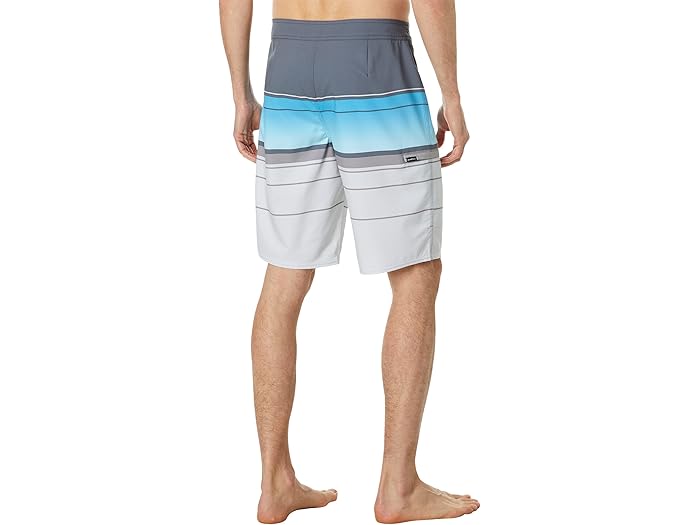 (取寄) オニール ハイパーフリーク ヒート ストライプ 21 ボードショーツ O'Neill Hyperfreak Heat Stripe 21" Boardshorts Grey
