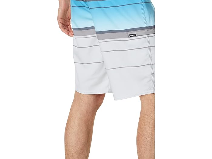 (取寄) オニール ハイパーフリーク ヒート ストライプ 21 ボードショーツ O'Neill Hyperfreak Heat Stripe 21" Boardshorts Grey