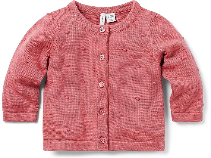 (取寄) ジャニー アンド ジャック ポンポン カーディガン (インファント) Janie and Jack Pom-Pom Cardigan (Infant) Pink