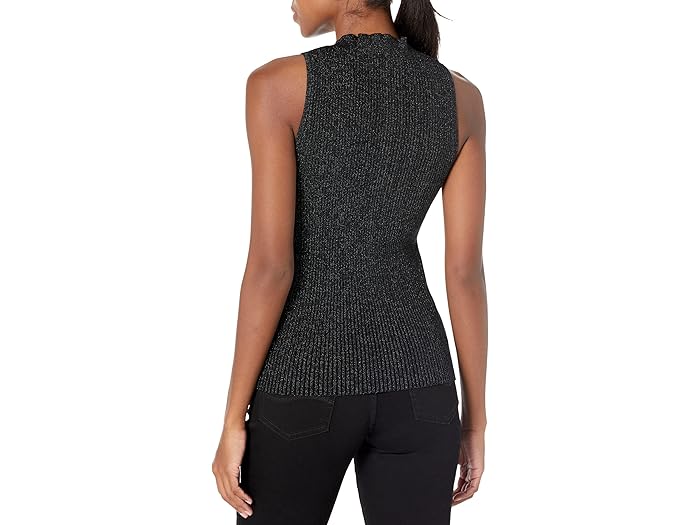 (取寄) マイケル スターズ カラ モック ネック シェル トップ Michael Stars Kara Mock Neck Shell Top Black