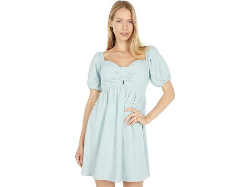 (取寄) ロスト + ワンダー モーシー コーヴ ミニ ドレス Lost + Wander Mossy Cove Mini Dress Blue Gingham (取寄) ロスト + ワンダー モーシー コーヴ ミニ ドレス Lost + Wander Mossy Cove Mini Dress Blue Gingham