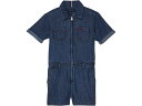 (取寄) トミーヒルフィガー ポケット ロンパー (リトル キッズ/ビッグ キッズ) Tommy Hilfiger Adaptive Pocket Romper (Little Kids/Big Kids) Light Wash