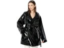(取寄) ノーマ カマリ オーバーサイズ フーデット カー コート Norma Kamali Oversized Hooded Car Coat Black