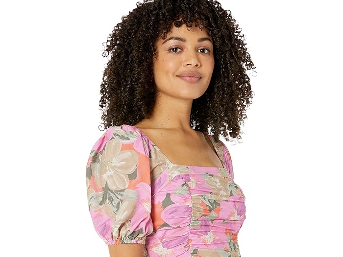 (取寄) ソルトウォーター ラックス ボディー ブラッシング ブルームス ショート スリーブ クロップ トップ Saltwater Luxe Bodie Blushing Blooms Short Sleeve Crop Top Multi