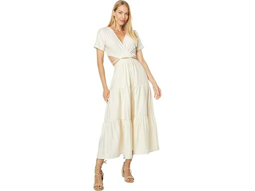 (取寄) ムーンリバー ツイスト フロント マキシ ドレス MOON RIVER Twist Front Maxi Dress Cream (取寄) ムーンリバー ツイスト フロント マキシ ドレス MOON RIVER Twist Front Maxi Dress Cream