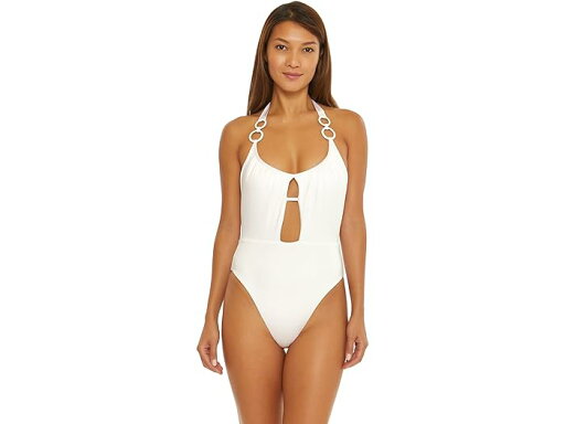 (取寄) トリーナターク モナコ ホルター ワンピース Trina Turk Monaco Halter One-Piece White (取寄) トリーナターク モナコ ホルター ワンピース Trina Turk Monaco Halter One-Piece White