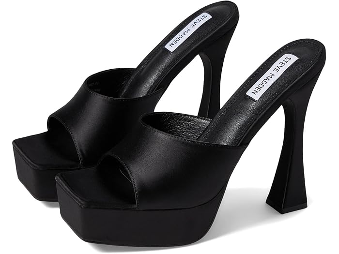 () ƥ֥ޥǥ 䡼 ҡ  Steve Madden Vineyard Heeled Sandal Bla...