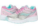 (取寄) サッカニー キッズ コーヒージョン 14 LTT (リトル キッド/ビッグ キッド) Saucony Kids Cohesion 14 LTT (Little Kid/Big Kid) Pink/Silver(4)