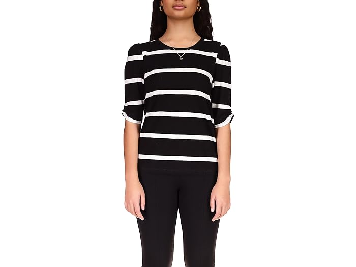 (取寄) サンクチュアリ ラブ バズ ティー Sanctuary Love Buzz Tee Black/Creme Stripe