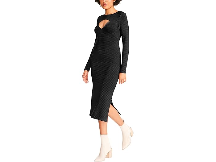(取寄) スティーブマデン ラブ シュラッグ ドレス Steve Madden Love Shrug Dress Black