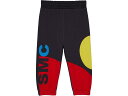 (取寄) ステラマッカートニー キッズ ジョガーズ ウィズ SMC プリント (トドラー/リトル キッズ/ビッグ キッズ) Stella McCartney Kids Joggers with SMC Print (Toddler/Little Kids/Big Kids) Black(4)