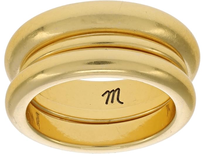 () ᥤɥ 󥭡 å  å Madewell Chunky Stacking Ring Set Vin...