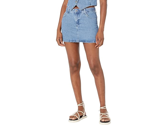 (取寄) マンゴ シャーロット スカート MANGO Charlote Skirt Open Blue