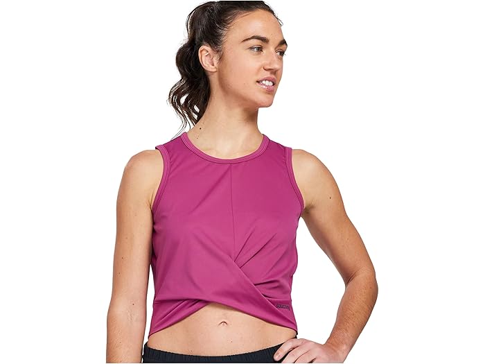 (取寄) サッカニー ダッシュ クロップ トップ Saucony Dash Crop Top Dusk
