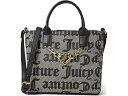 (取寄) ジューシークチュール チェンジ オブ ハート トート Juicy Couture Change Of Heart Tote Oversized Gothic Status Black Beige