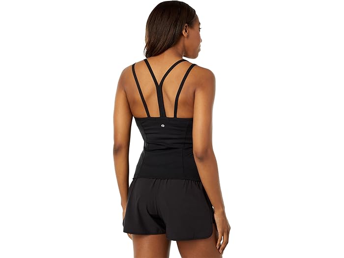 (取寄) スライブ ソシエテ ロング ダブル ストラップ カミ THRIVE SOCIETE Long Double Strap Cami Black